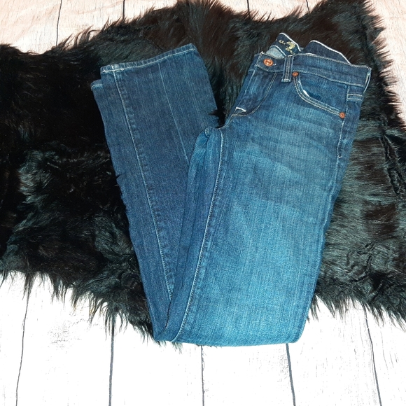 7 For All Mankind Straight Leg Jeans - Picture 3 of 13